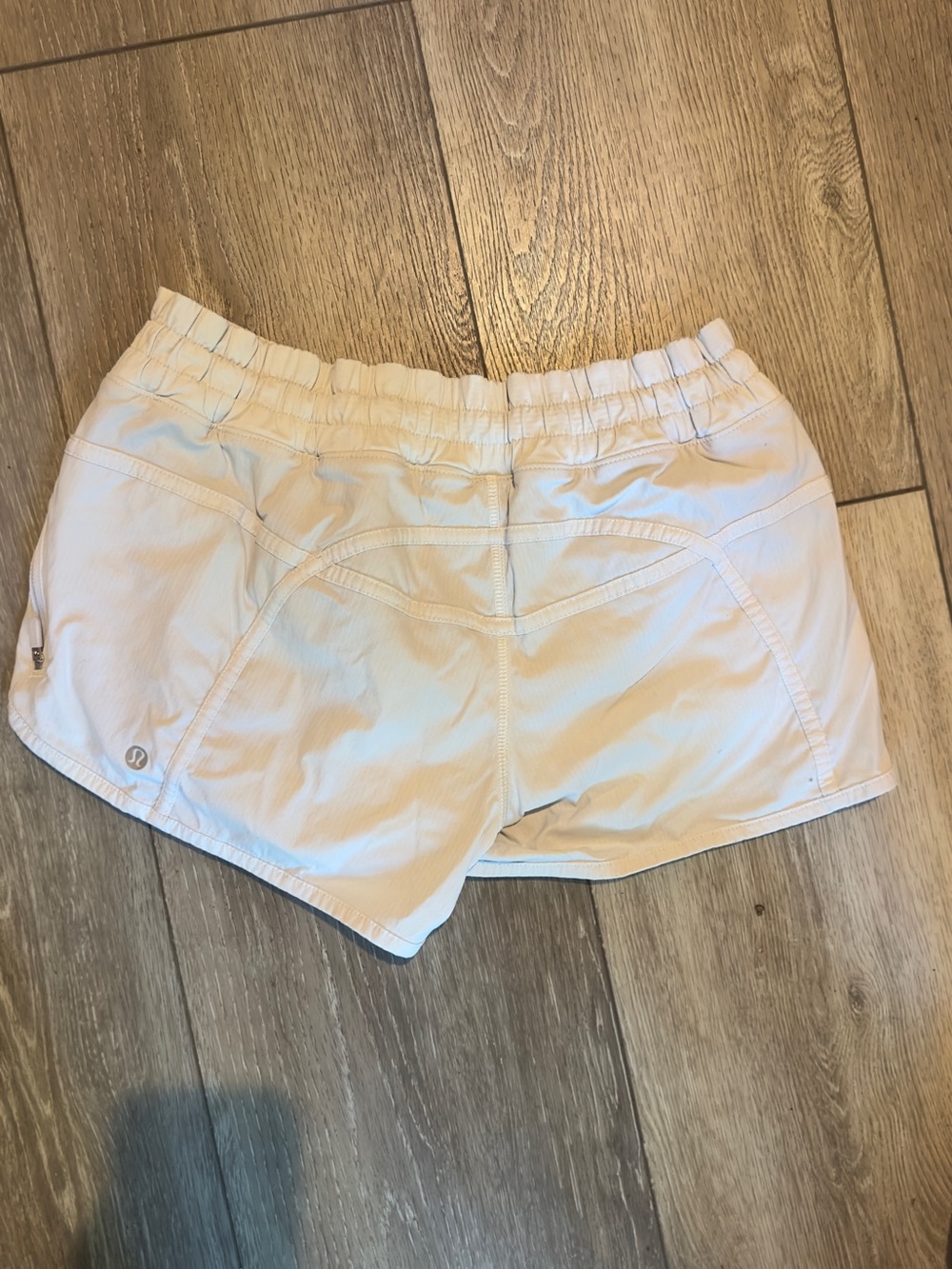 White Lululemon Short